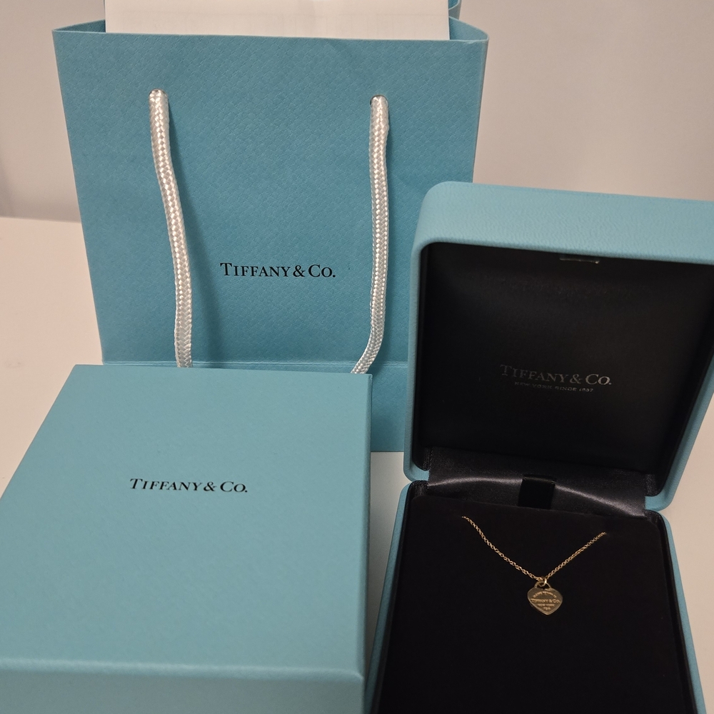 Tiffany & Co. Gold Minimalist Necklace